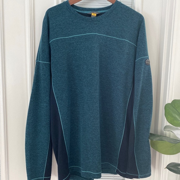 Mens Eddie Bauer Long Sleeve Crew Neck Sweater Sz LT - Picture 1 of 6